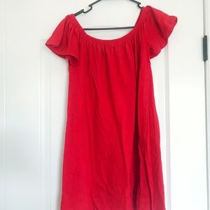ASOS Dresses - Red Off Shoulder Dress ASOS Dresses - Red Off Shoulder Dress